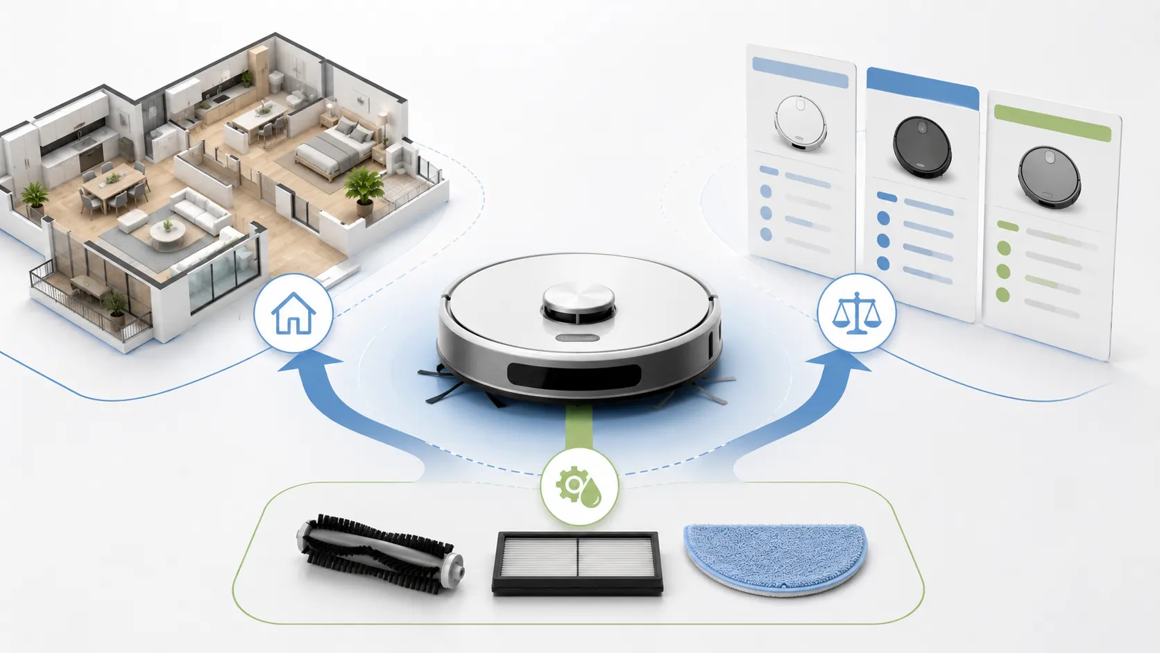 Guide pour choisir comparer et entretenir un robot aspirateur laveur
